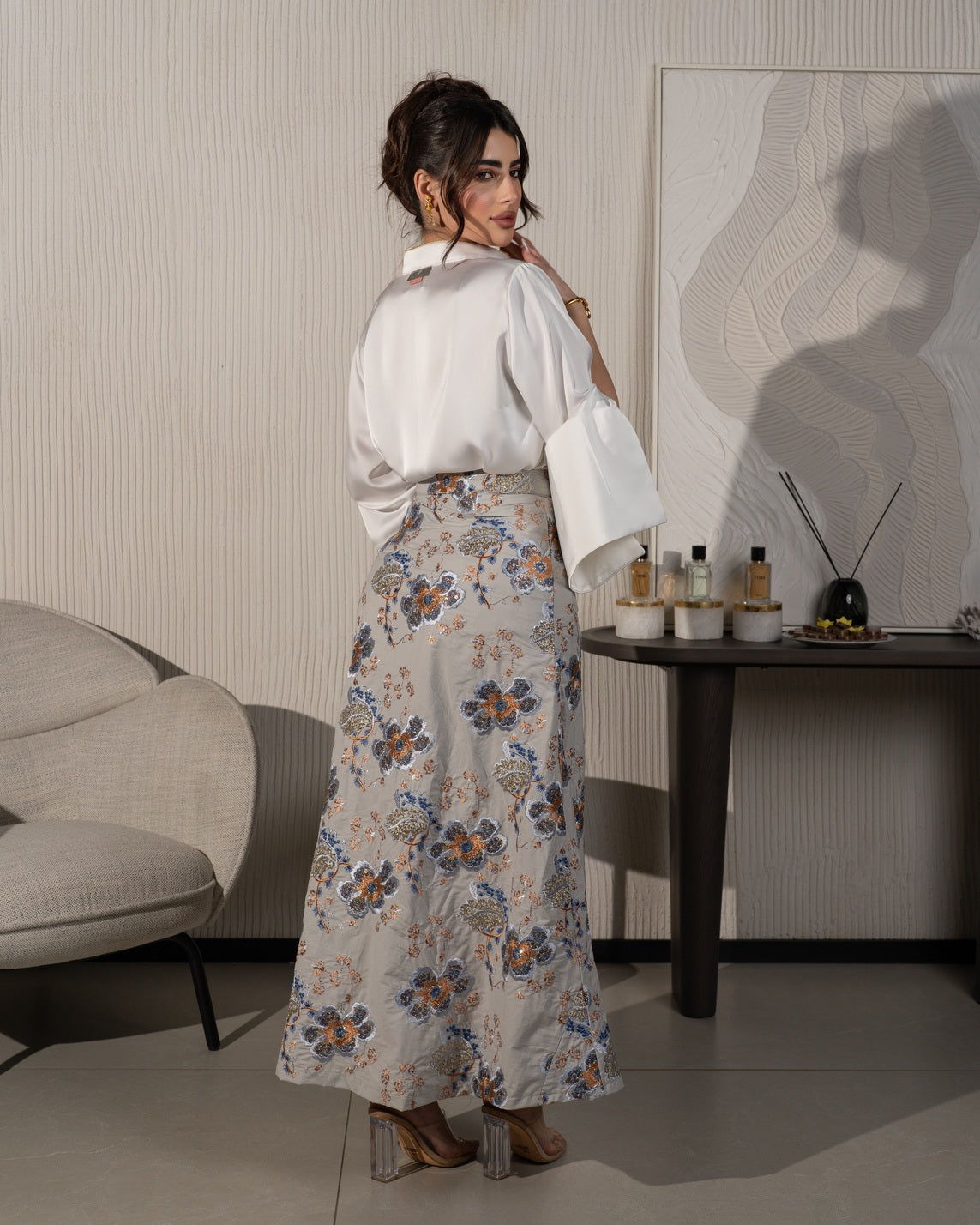 طقم مغربي مطرز